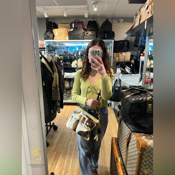 Vintage Coach scarf print crossbody bag - Picture 3 of 15